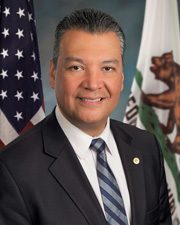 Official photo of Alex Padilla